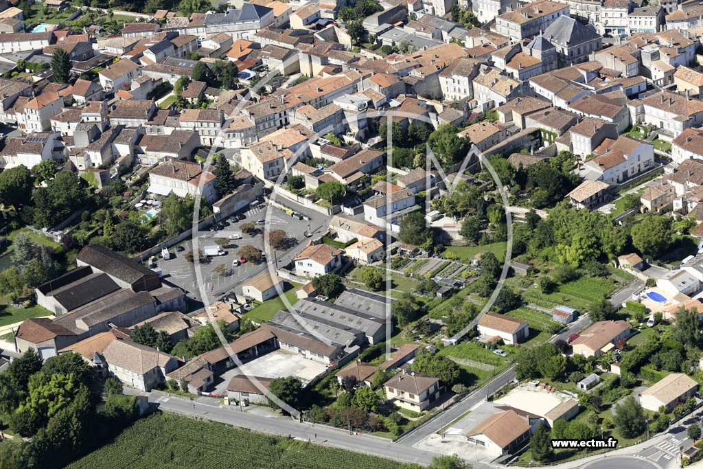 Photo arienne de Chteauneuf-sur-Charente (Centre)