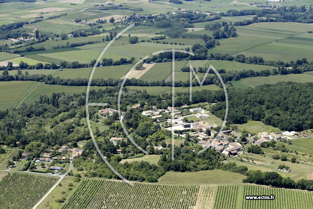 Photo arienne de Chteauneuf-sur-Charente (Chez Joly - les Coupeaux)