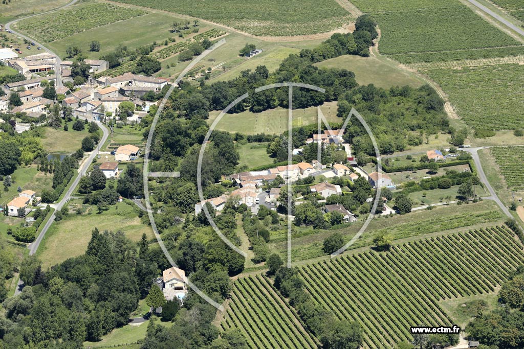 Photo arienne de Chteauneuf-sur-Charente (Chez Joly)