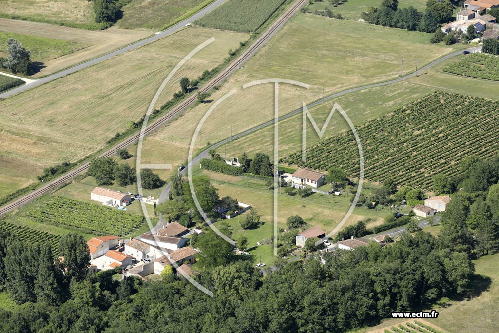 Photo arienne de Chteauneuf-sur-Charente (la Prvterie)