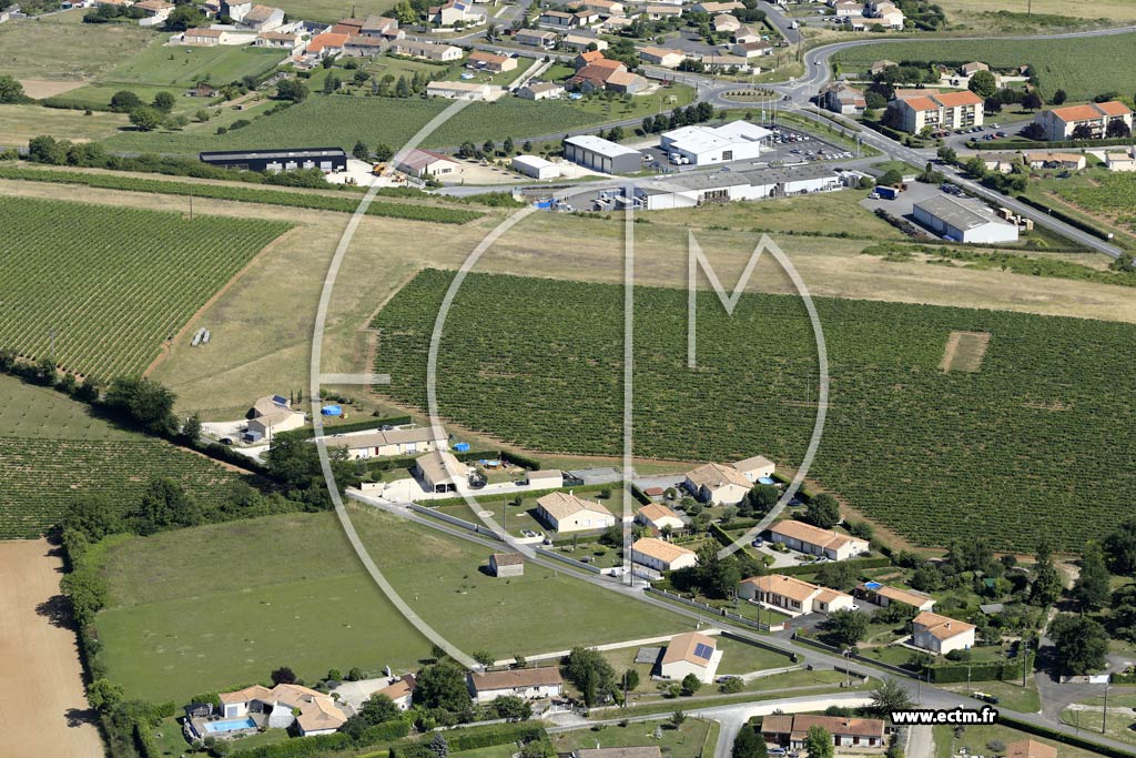 Photo arienne de Chteauneuf-sur-Charente (les Bois Jourdeaux)