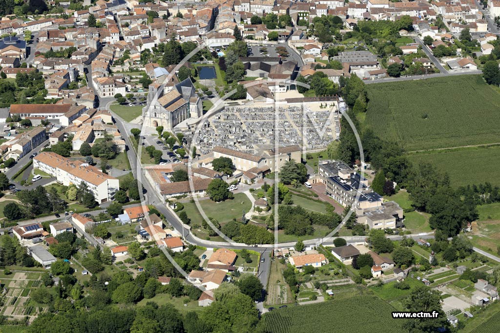 Photo arienne de Chteauneuf-sur-Charente (Ouest)