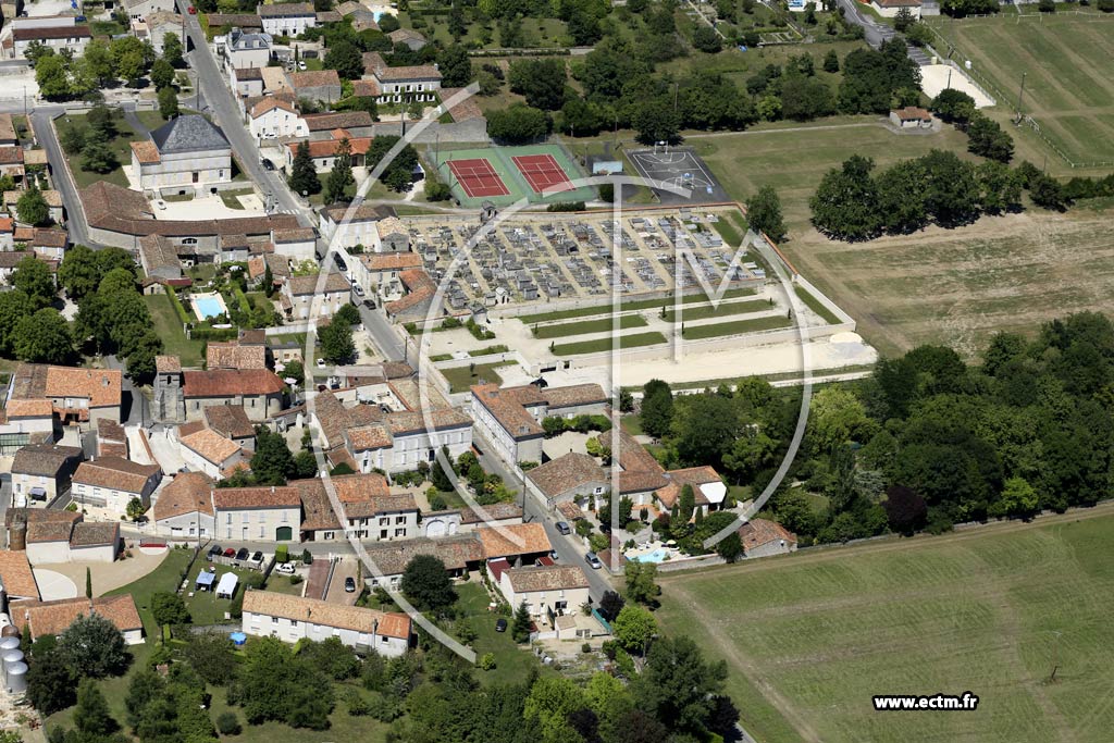 Photo arienne de Hiersac