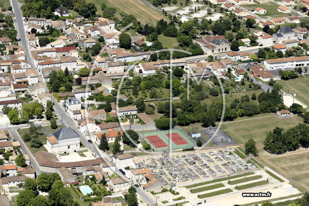 Photo arienne de Hiersac