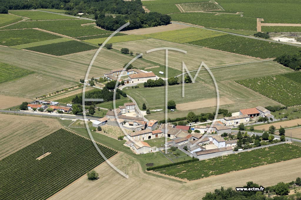 Photo arienne de Hiersac (Marange)