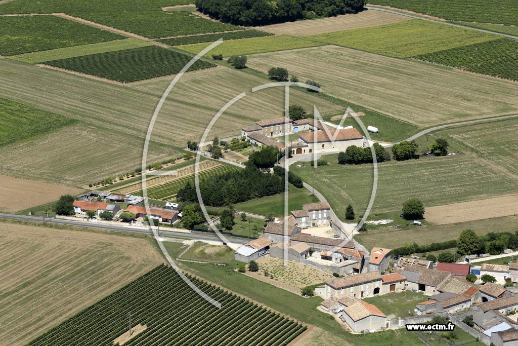Photo arienne de Hiersac (Marange)