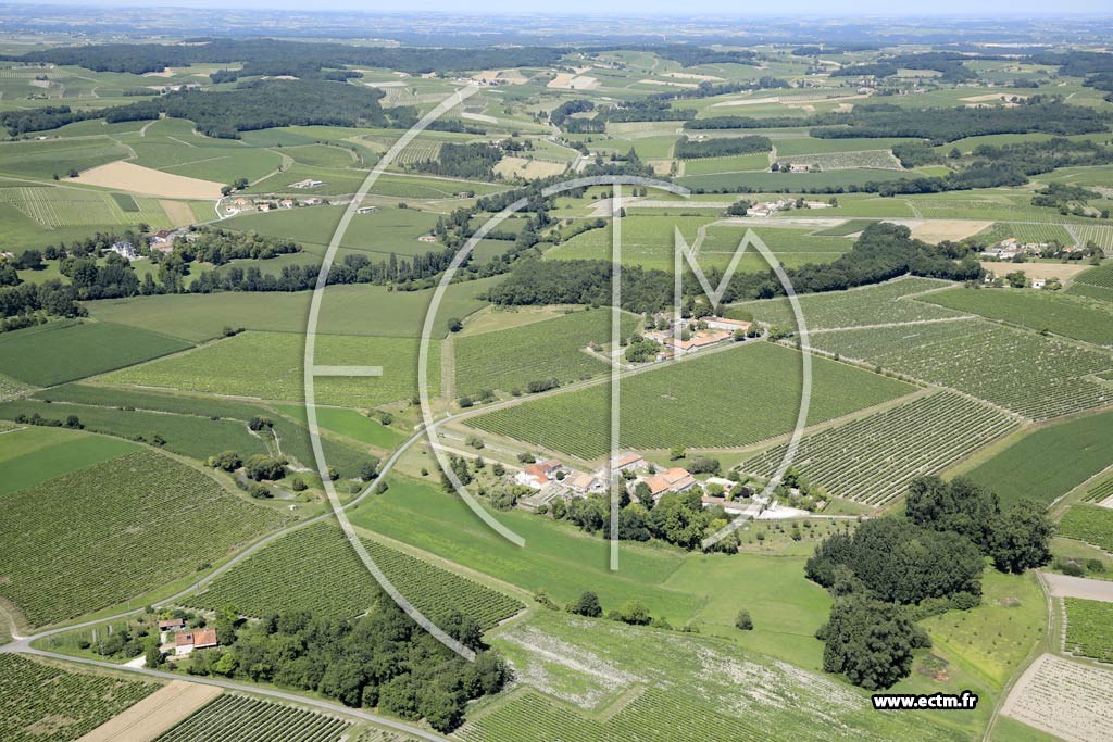 Photo arienne de Lignires-Sonneville (Chez Mallet - Chez Jonchre - le May)