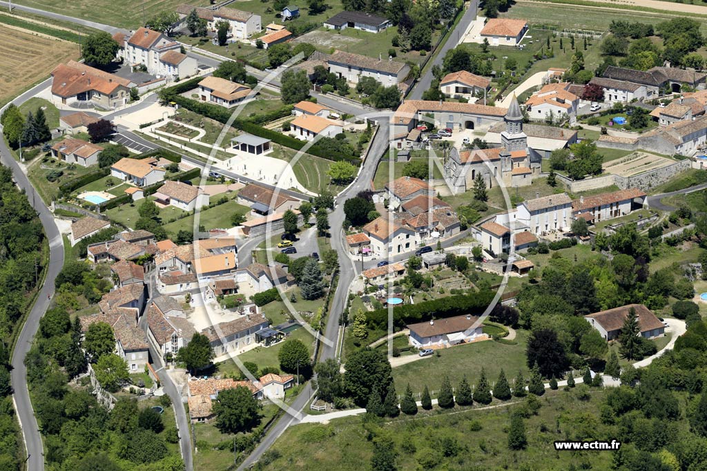 Photo arienne de Saint-Simeux