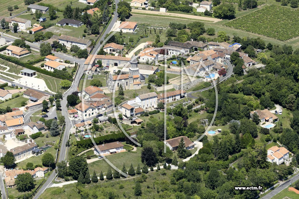 Photo arienne de Saint-Simeux