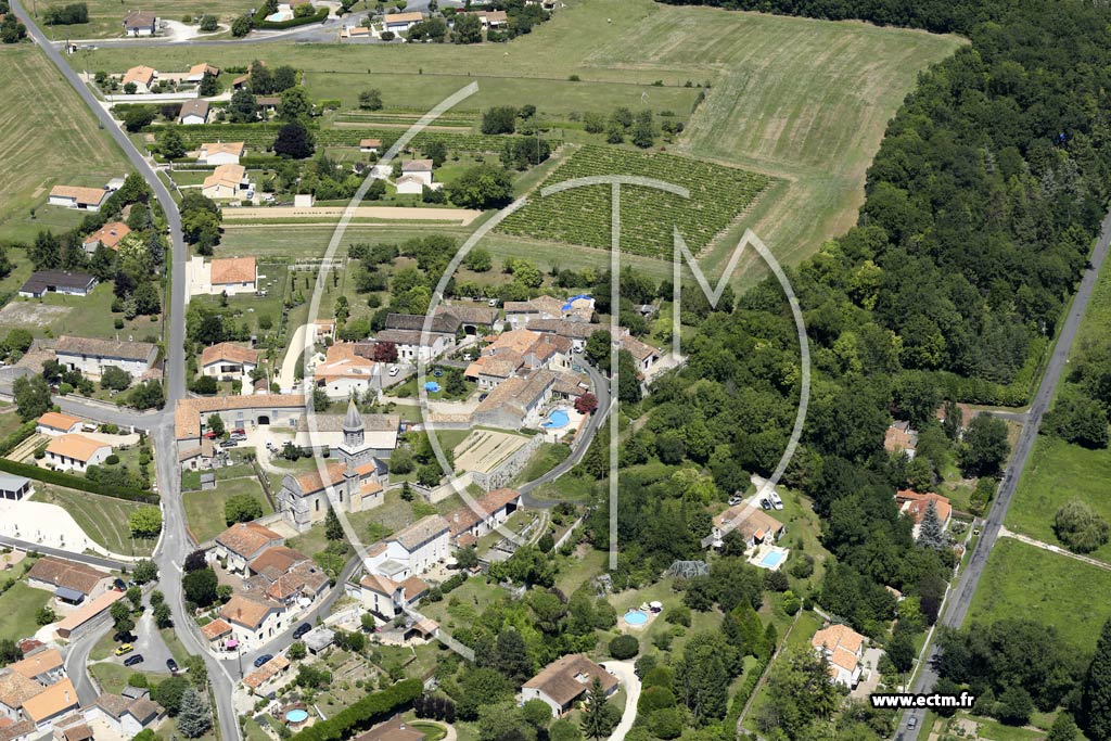 Photo arienne de Saint-Simeux