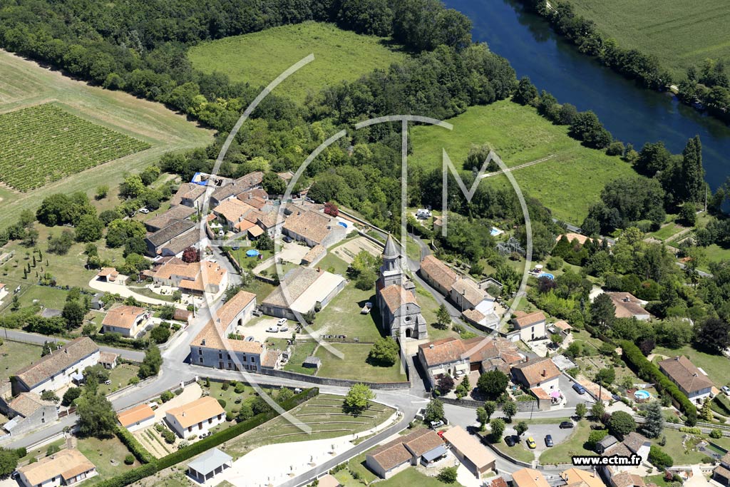 Photo arienne de Saint-Simeux