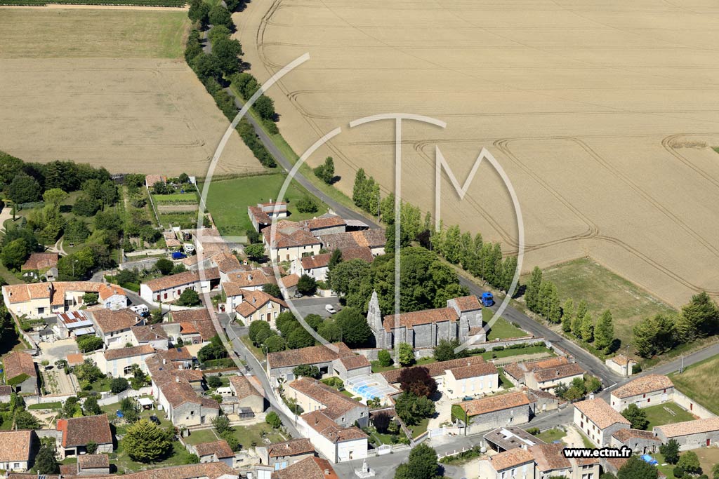 Photo arienne de Auge-Saint-Mdard