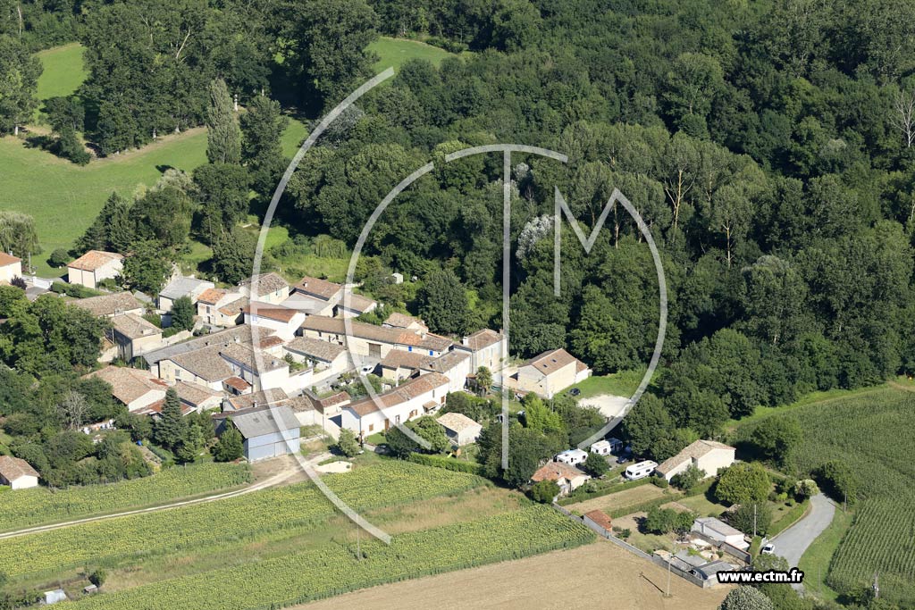 Photo arienne de Montignac-Charente (le Tapis)