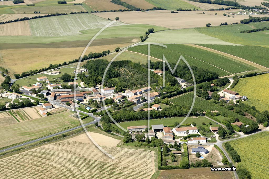 Photo arienne de Gourville (le Breuil)