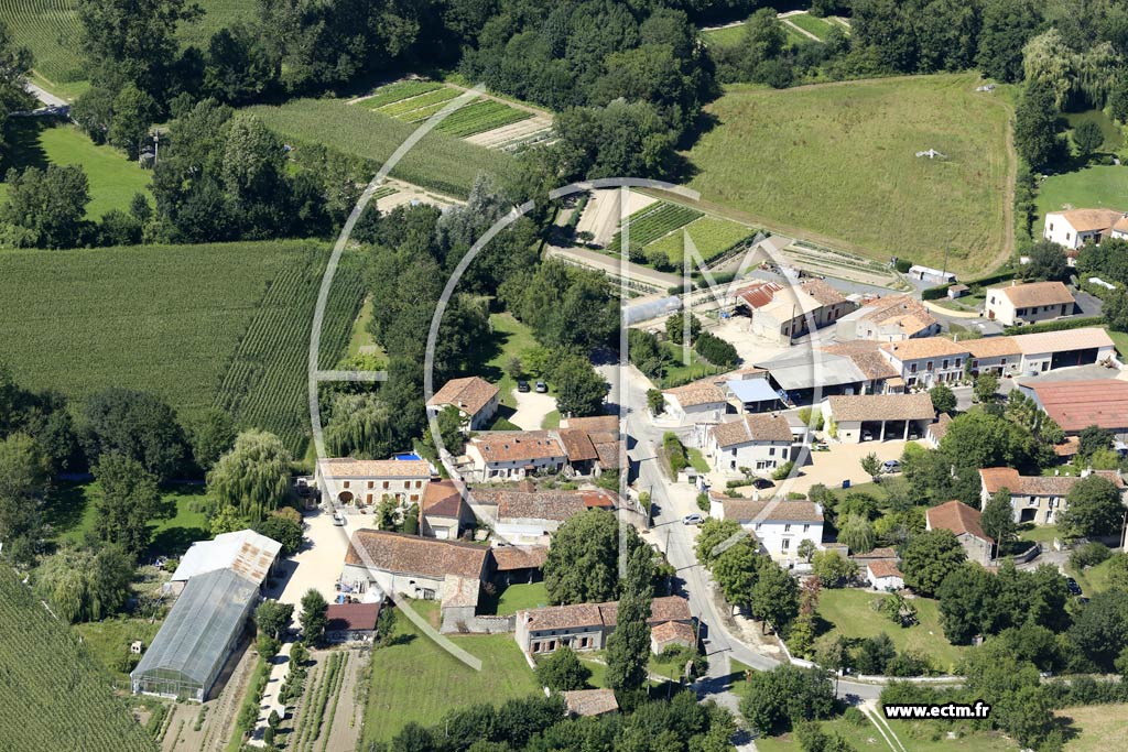 Photo aérienne de gourville (Montaigon)