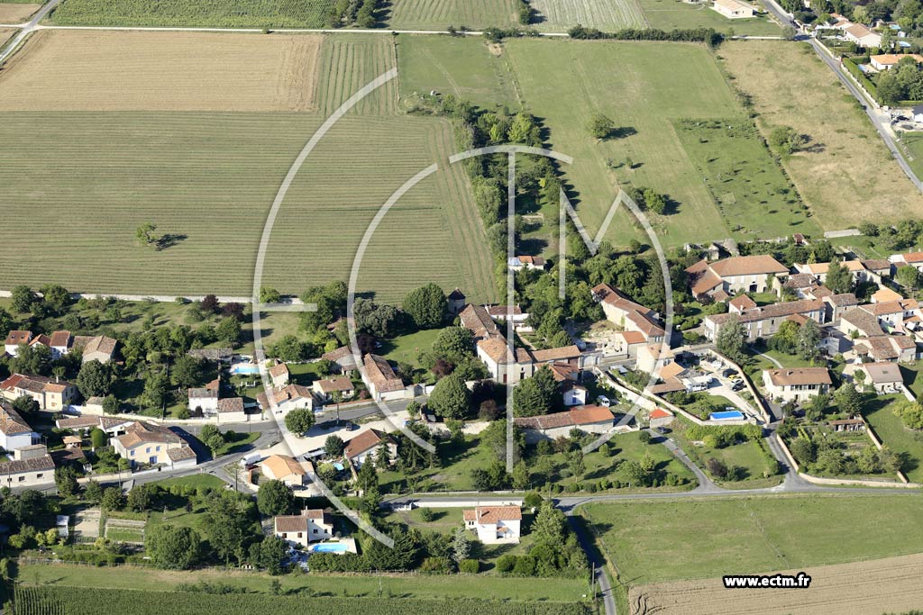 Photo arienne de Marcillac-Lanville