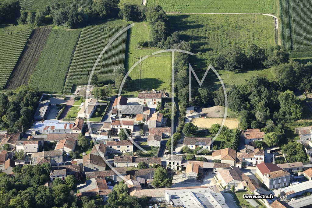 Photo arienne de Marcillac-Lanville (Germeville)