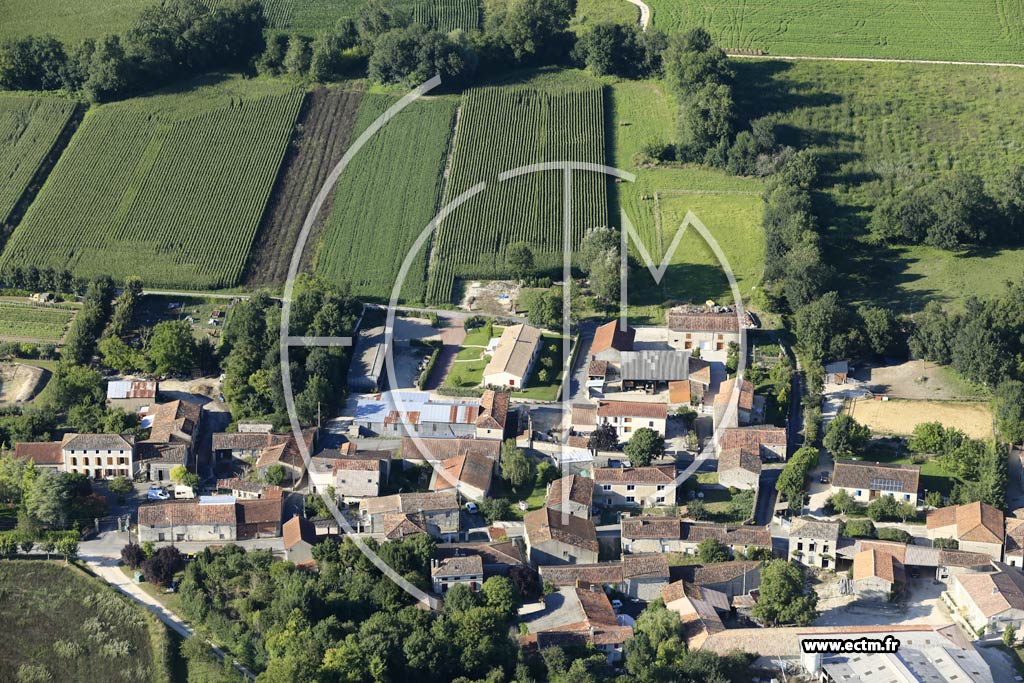 Photo arienne de Marcillac-Lanville (Germeville)