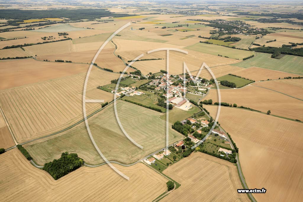 Photo arienne de Antezant-la-Chapelle (la Chappelle Bton)