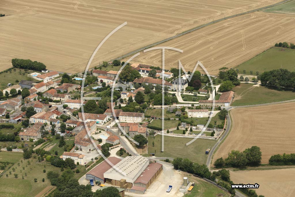 Photo arienne de Antezant-la-Chapelle (la Chappelle Bton)