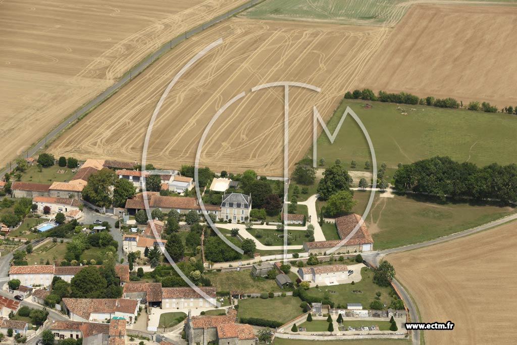 Photo arienne de Antezant-la-Chapelle (la Chappelle Bton)