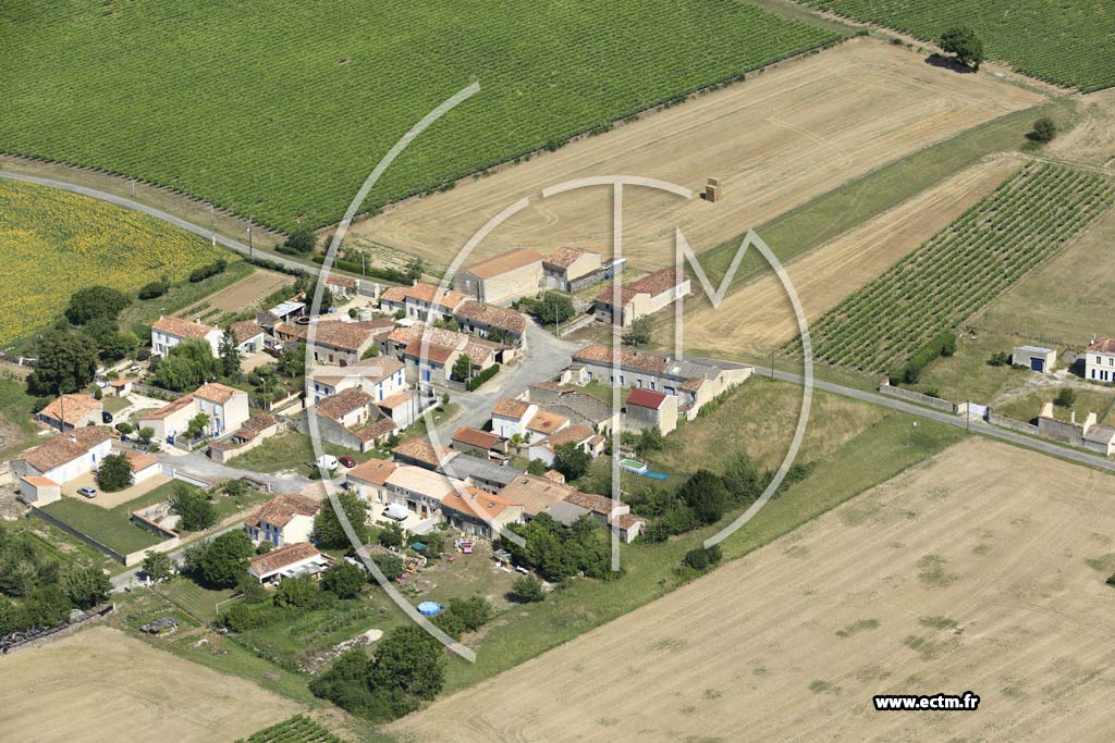 Photo arienne de Asnires-la-Giraud (Champ Miaud)