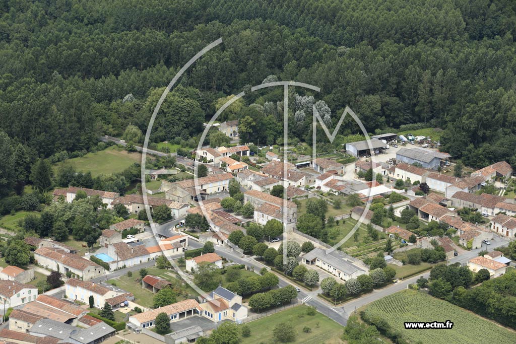 Photo arienne de Nuaill-sur-Boutonne