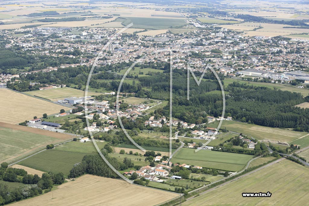 Photo arienne de Saint-Jean-d'Angly (la Renardire - Fossemagne)