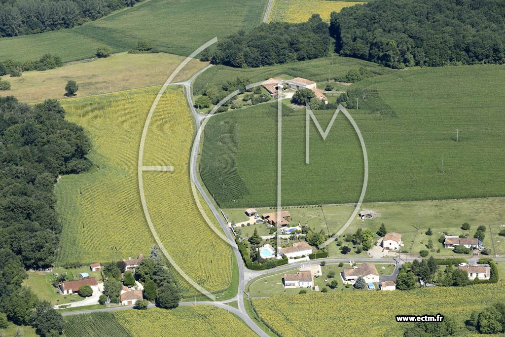 Photo arienne de Champagne-et-Fontaine (Champagne)