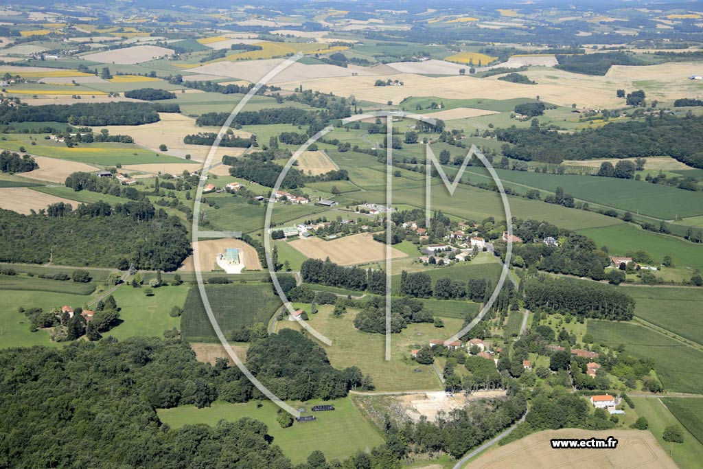 Photo arienne de La Chapelle-Grsignac