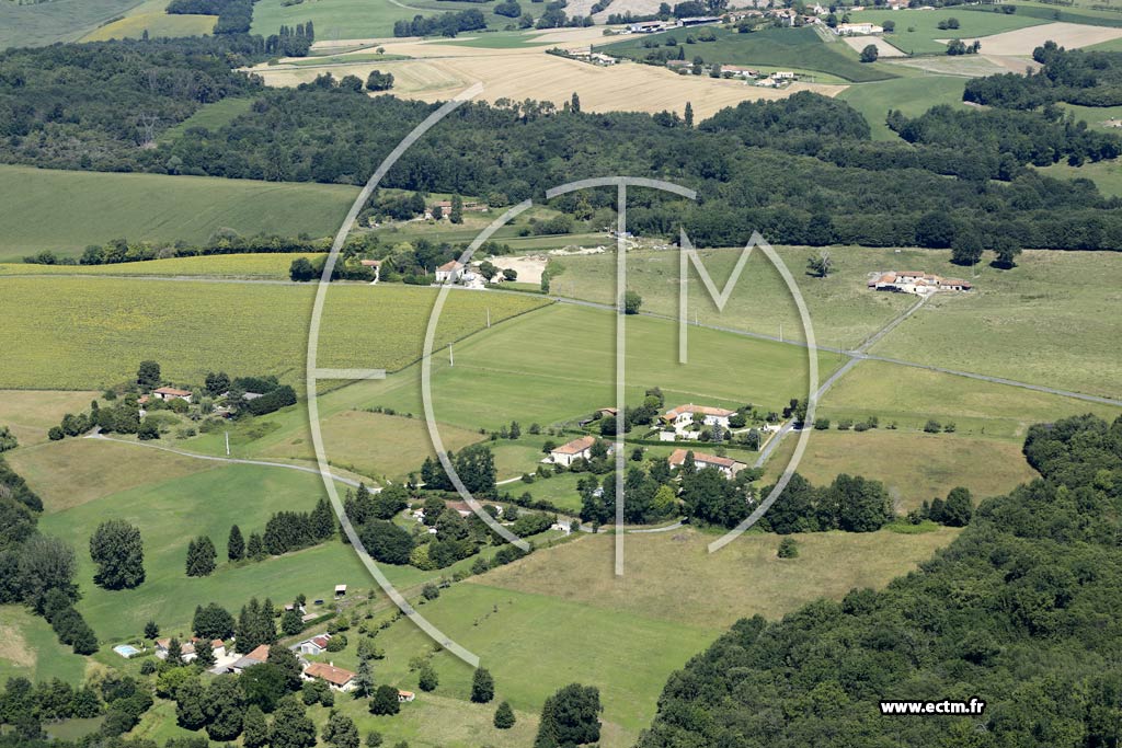 Photo arienne de Ronsenac (Chez Levrault - Latry)
