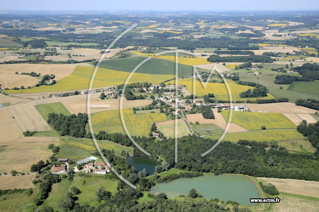 Photo arienne de Vendoire