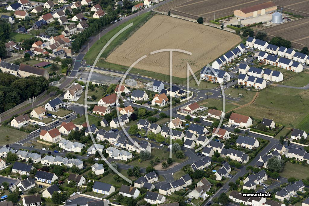 Photo arienne de Bernires-sur-Mer