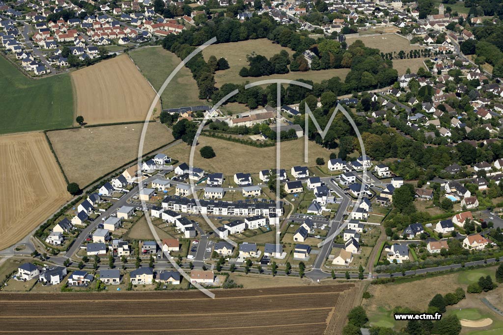 Photo arienne de Biville-Beuville (le Calvaire)