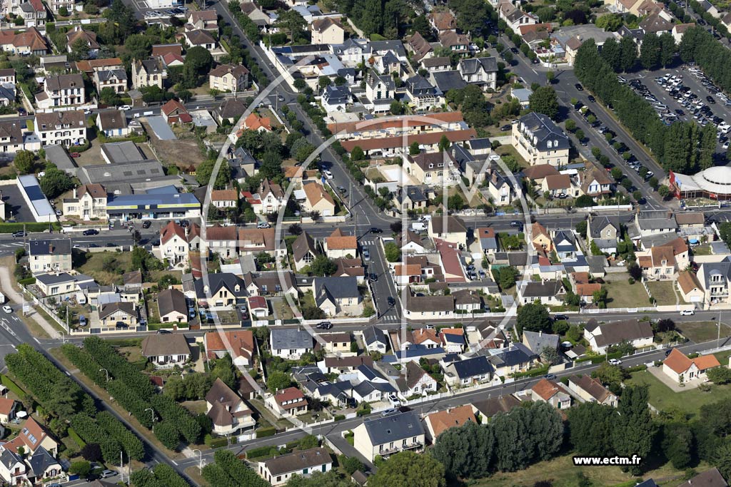 Photo arienne de Ouistreham (Riva Bella)