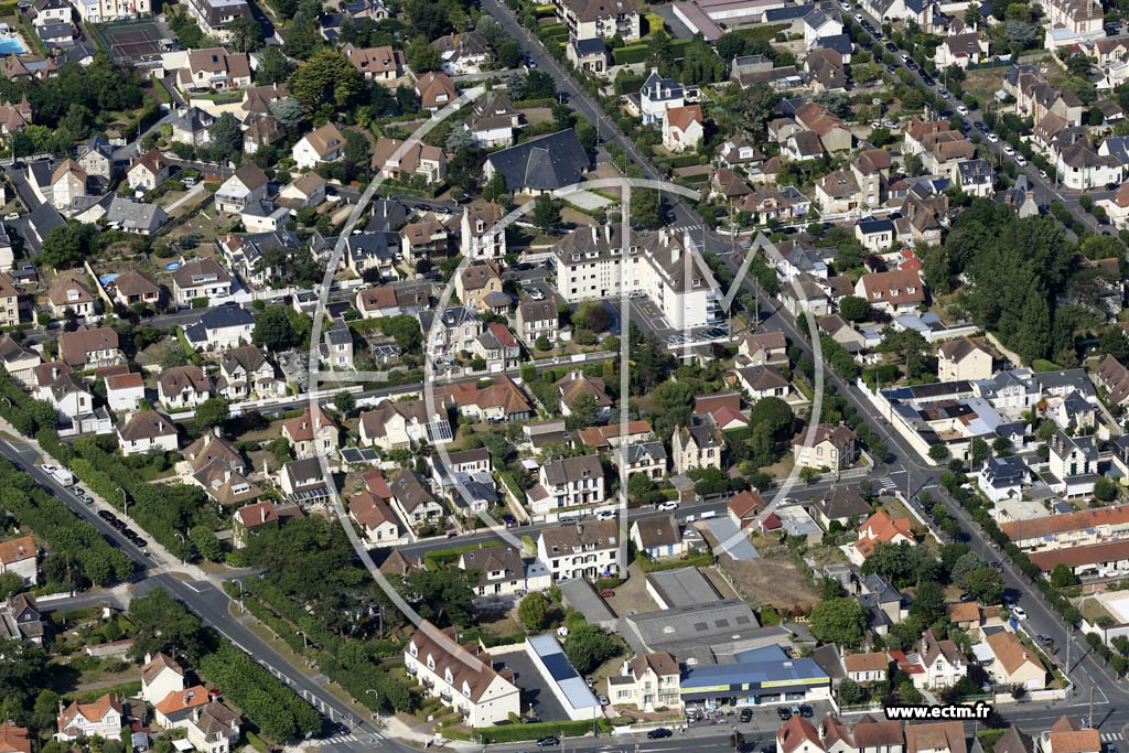 Photo arienne de Ouistreham (Riva Bella)