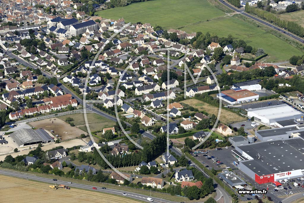 Photo arienne de Ouistreham (Sud)