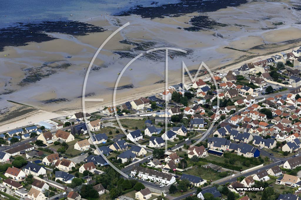 Photo arienne de Saint-Aubin-sur-Mer (Est)