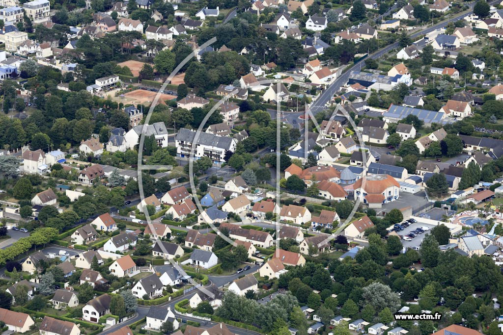 Photo arienne de Saint-Aubin-sur-Mer (Ouest)