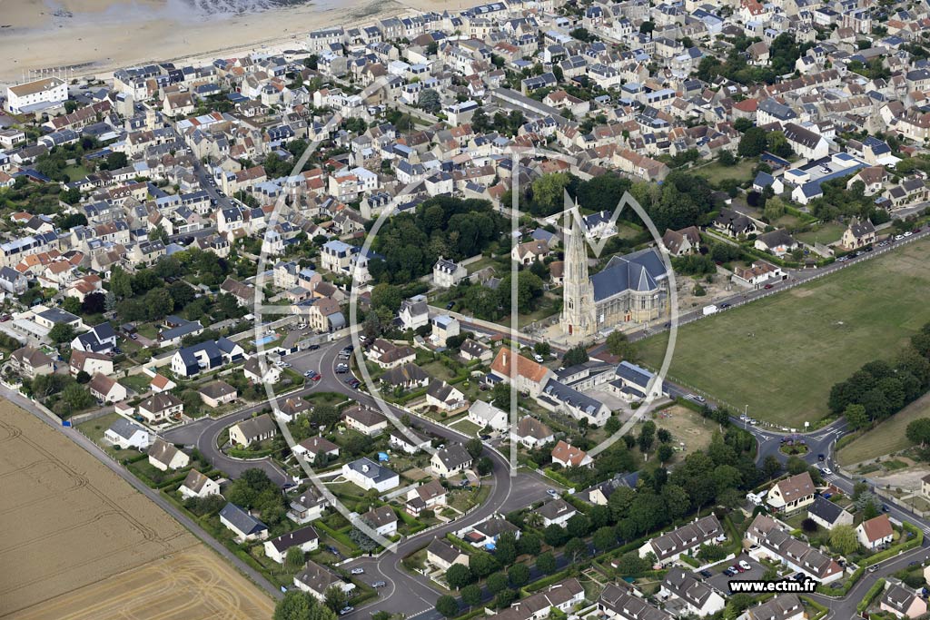 Photo arienne de Saint-Aubin-sur-Mer (Ouest)