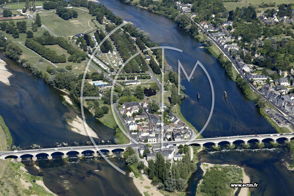 Photo arienne de Amboise (l'Entrepont)