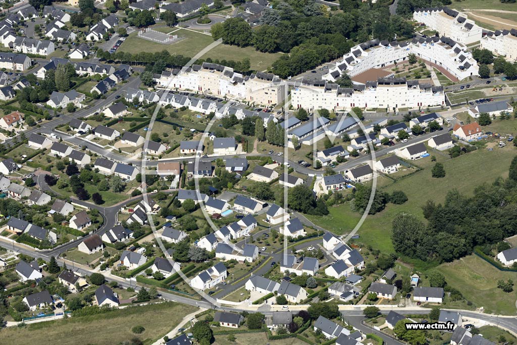 Photo arienne de Amboise (la Verrerie)