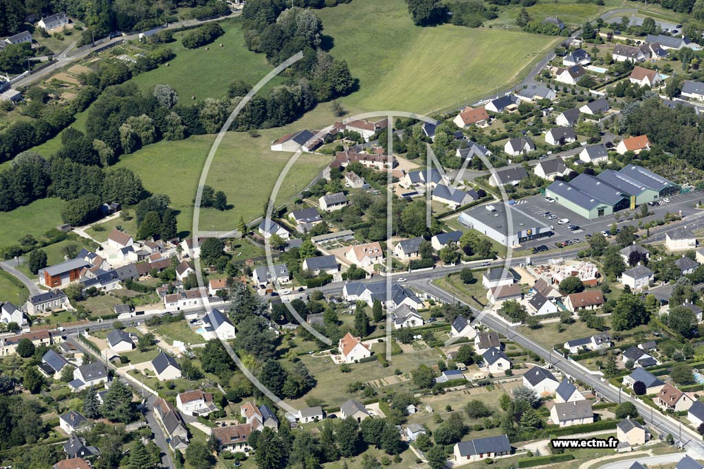 Photo arienne de Amboise (la Verrerie)