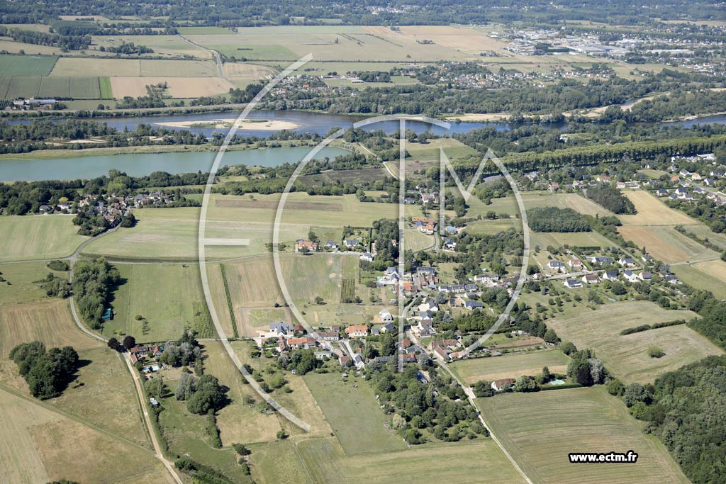 Photo arienne de Amboise (les Bergeries)