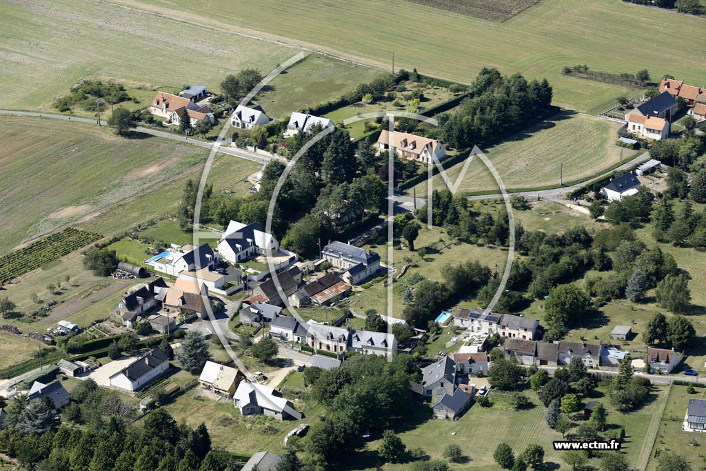 Photo arienne de Amboise (les Bergeries)