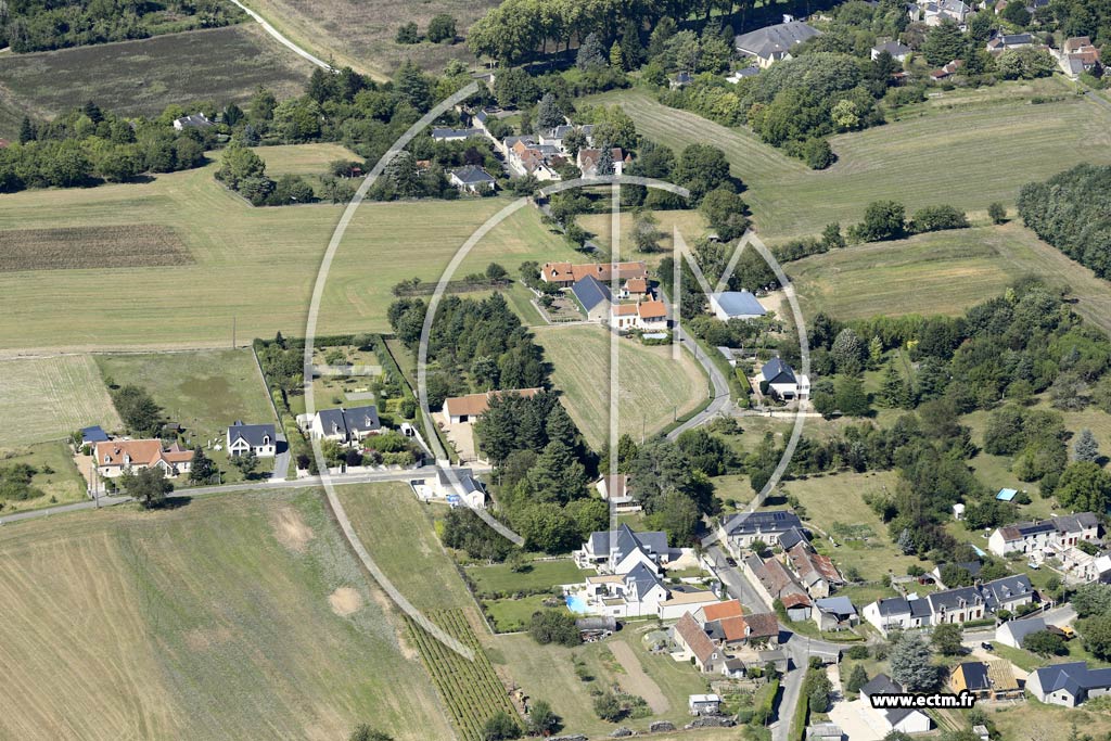 Photo arienne de Amboise (les Bergeries)