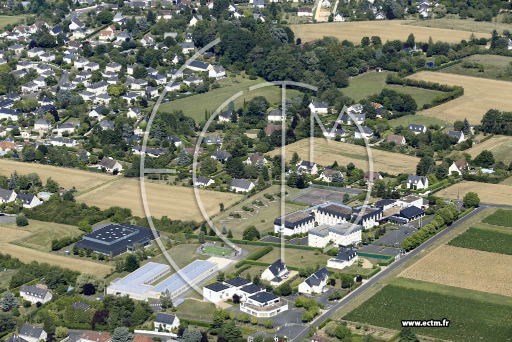 Photo arienne de Amboise (Sud)