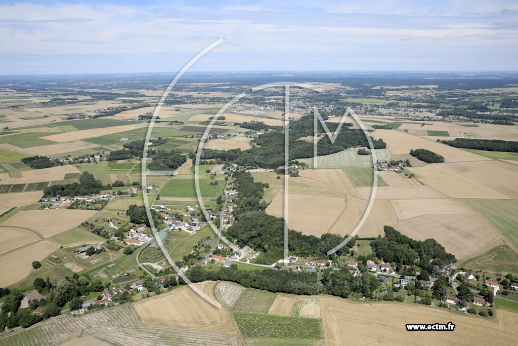 Photo arienne de Blr (le Vau)