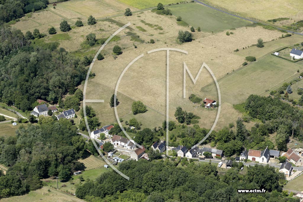 Photo arienne de Cangey