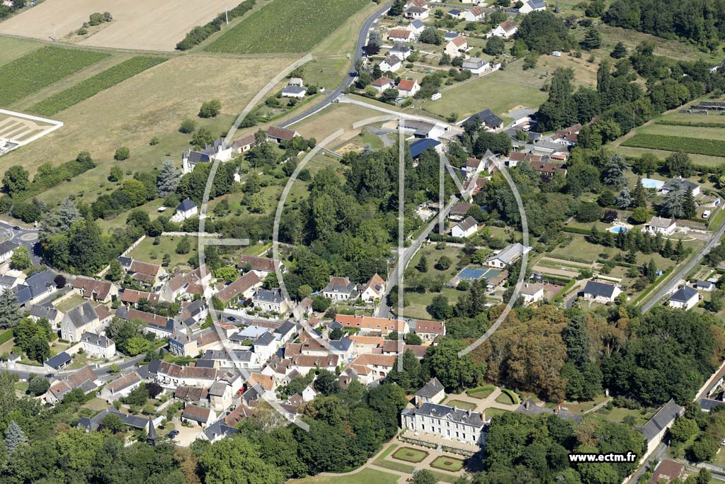 Photo arienne de Civray-de-Touraine